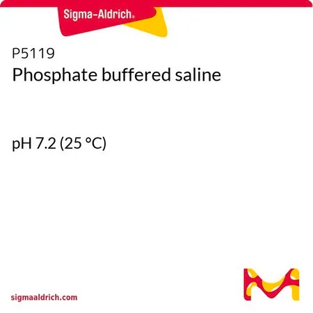 Sigma-Aldrich Phosphate buffered saline,液体,pH 7.2(25 ° C)