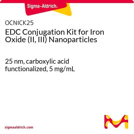 Sigma-Aldrich EDC Conjugation Kit for Iron Oxide (II, III) Nanoparticles，25 nm，羧酸官能化，5 mg/mL