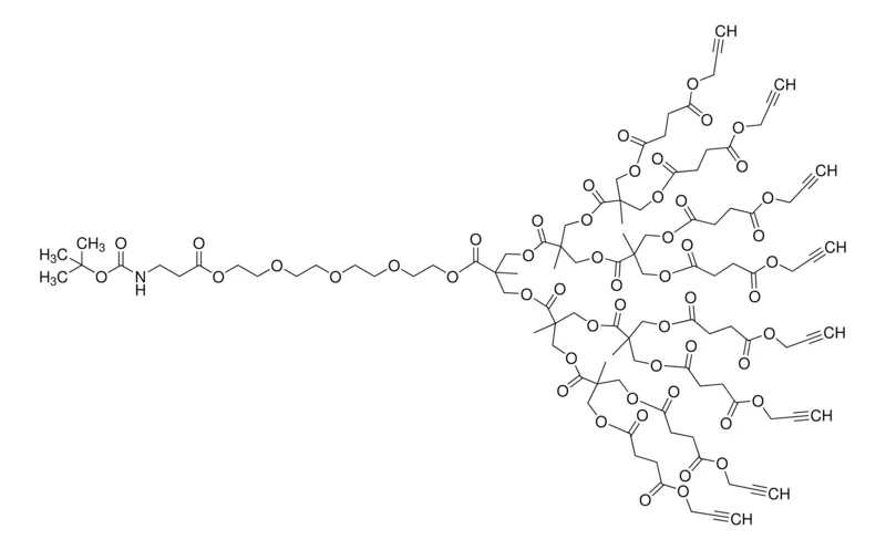 Sigma-Aldrich 聚酯双-MPA dendron,表面族8、8乙炔、1 NHBoc(核心),第3代