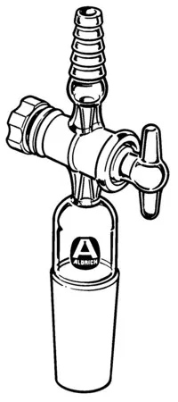 Sigma-Aldrich Stopcock Adapter，直型PTFE旋塞阀，接头：ST/NS 14/20