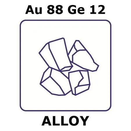 Sigma-Aldrich Gold-germanium eutectic alloy, Au88Ge12，5g块状物，最大块状物尺寸为10mm