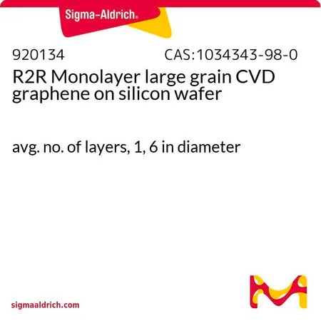 Sigma-Aldrich R2R Monolayer large grain CVD graphene on silicon wafer,直径6,CVD硅片,大颗粒,平均层数,1