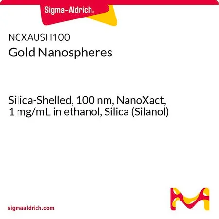 Sigma-Aldrich 金纳米球,二氧化硅壳,100 nm,NanoXact,1 mg/mL乙醇溶液,二氧化硅(硅烷醇)