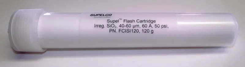 默克Supelco Supel™ 层析色谱柱，40-63 μm，基质活性基团二氧化硅，床重120 g，用于Isco和Analogix闪蒸系统