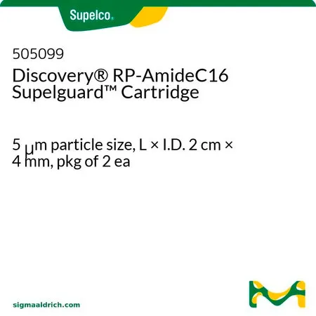 默克Supelco Discovery® 反相酰胺 C16 Supelguard 保护柱芯，长×内径2 cm × 4 mm Supelguard保护套筒包装，2件，使用时需要保护套筒保持器