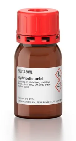 Sigma-Aldrich 氢碘酸，不含稳定剂，蒸馏，57重量%水溶液，99.99%痕量金属