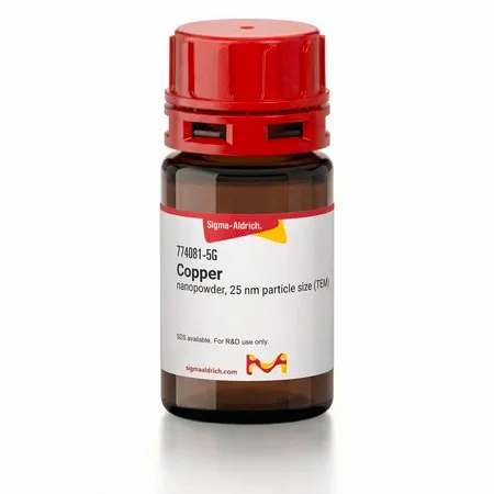 Sigma-Aldrich 铜，纳米粉末，25 nm粒径（TEM）