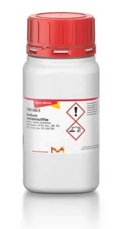 Sigma-Aldrich 偏亚硫酸氢钠,纯度,符合欧洲药典、BP、NF、FCC、E223(干燥,97 - 100.5%)的分析质量标准