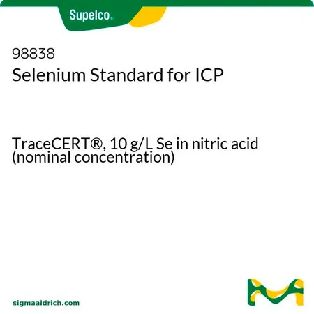 默克Supelco 硒ICP标准液,TraceCERT®,10 g/L硒的硝酸溶液(标称浓度)