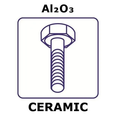 Sigma-Aldrich Alumina，螺栓，尺寸m3 x 15 mm，长10个，六角头