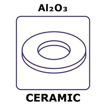 Sigma-Aldrich Alumina，垫圈，尺寸m4（bs 4320），长10个，外径8.70 - 9.00mm