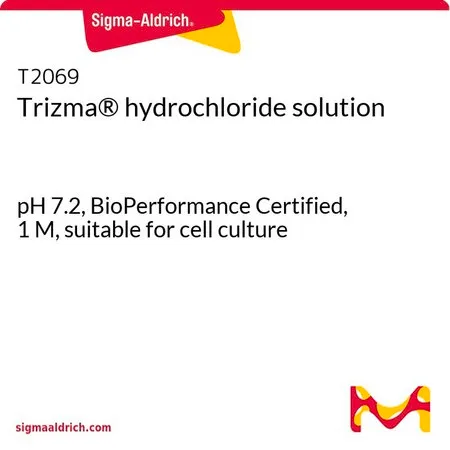 Sigma-Aldrich Trizma® 盐酸溶液，pH 7.2，生物性能认证，1 M，适用于细胞培养
