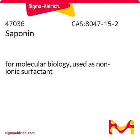Sigma-Aldrich 皂素，分子生物学，用作非离子表面活性剂