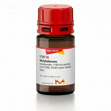 Sigma-Aldrich 钼，纳米粉末，粒径<100 nm（TEM），99.8%痕量金属