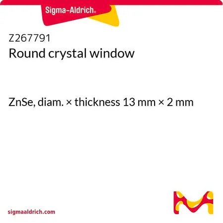 Sigma-Aldrich 圆形晶体窗片，ZnSe，直径×厚度13 mm × 2 mm
