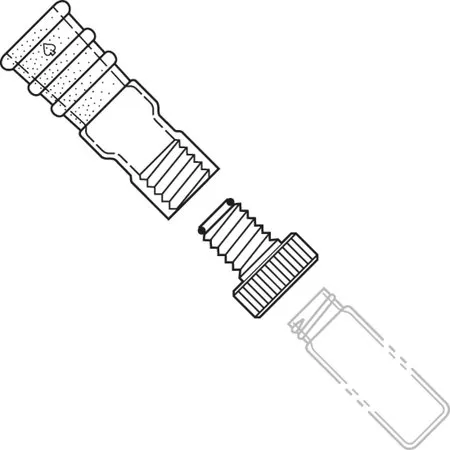 Sigma-Aldrich Ace Rotary Evaporator Vial Adapter Kit,FETFE® O形环,适配接头:ST/NS 24/40