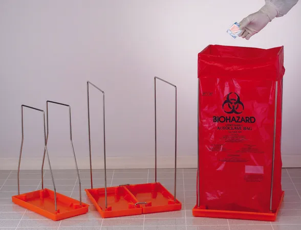 Sigma-Aldrich Biohazard disposal stand，落地支架