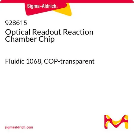 Sigma-Aldrich Optical Readout Reaction Chamber Chip，流体1068，COP透明