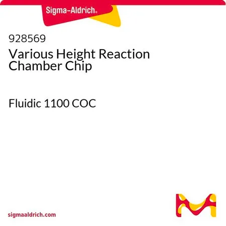 Sigma-Aldrich Various Height Reaction Chamber Chip,Fluoride 1100 COC