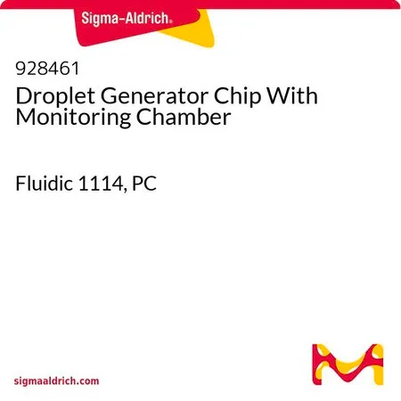 Sigma-Aldrich Droplet Generator Chip With Monitoring Chamber，Fluoride 1114，PC