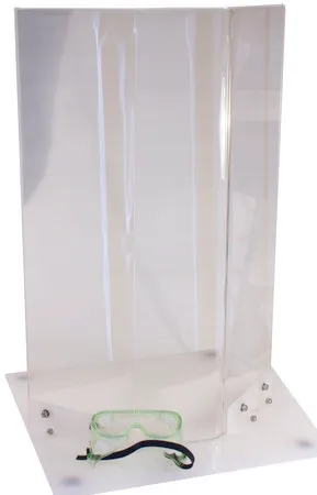 Sigma-Aldrich Weighted safety shield,H 30英寸。