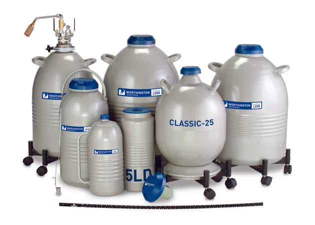 Sigma-Aldrich Worthington LD Series Liquid Nitrogen Dewars,容量4 L