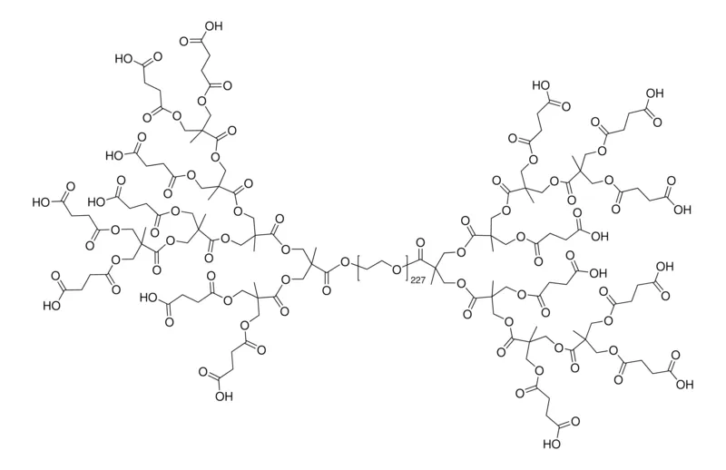 Sigma-Aldrich Poly(ethylene glycol) linear dendrimer,羧基封端,PEG Mn 10k,第3代