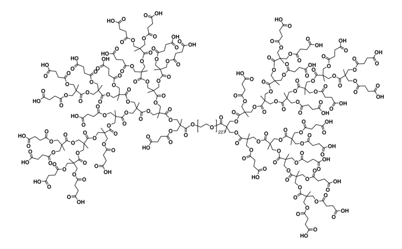 Sigma-Aldrich Poly(ethylene glycol) linear dendrimer，羧基封端，PEG Mn 10k，第4代