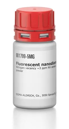 Sigma-Aldrich 荧光纳米金刚石,氮空位~3 ppm NV中心,平均部件尺寸140 nm,胺官能化,粉末