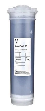 默克密理博Milli-Q SmartPak®纯化柱，去除自来水中的有机物、离子和微粒。适用于RiOs™ 3系统。