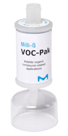 默克密理博Milli-Q VOC-Pak® 精制器，在Milli-Q® IQ/EQ 7系列水净化系统的分配点生产不含挥发性有机化合物的水。