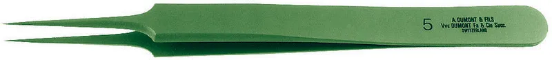 Sigma-Aldrich Tweezers，样式#5，精细针尖，PTFE涂层，防磁不锈钢