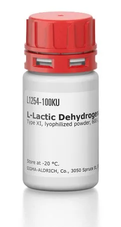 Sigma-Aldrich L-乳酸脱氢酶 来源于兔肌肉,Xi型,冻干粉,600 - 1,200单位/mg蛋白