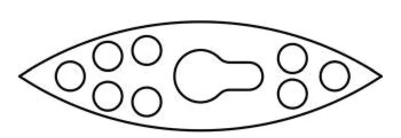 Sigma-Aldrich ACE stirrer blade, 316SS, oblong-shaped with holes，宽×长24 mm × 80 mm
