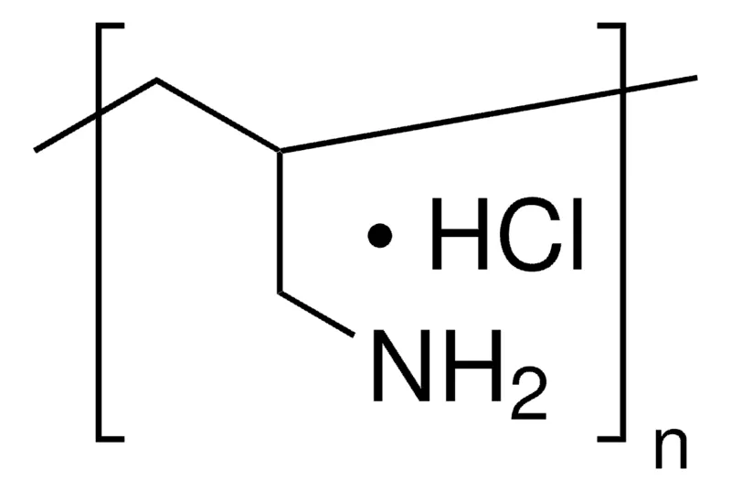 Sigma-Aldrich 聚烯丙基胺盐酸盐，平均Mw~17,500（GPC与PEG标准品）