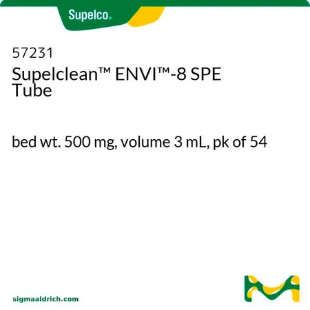 默克Supelco Supelclean™ ENVI-8 固相萃取管，床重500 mg，体积3 mL，pk为54