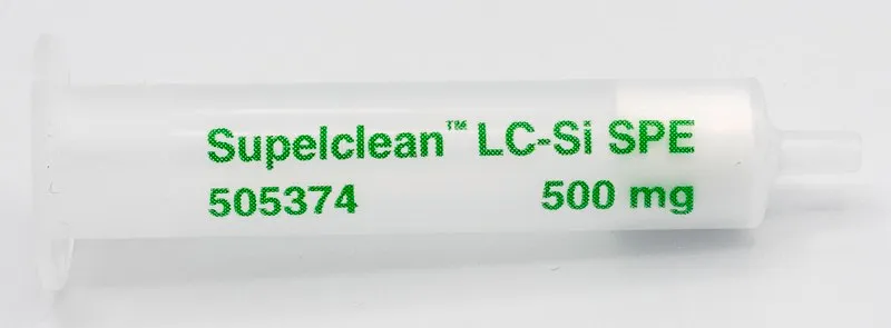 默克Supelco Supelclean™ LC-Si 固相萃取管，床重500 mg，体积6 mL，pk为30