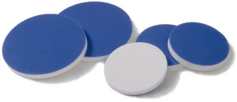 默克Supelco 蓝色 PTFE/白色硅胶隔垫，蓝色PTFE/白色硅胶，直径×厚度22 mm × 0.060 in.，用于20、40、60 mL小瓶
