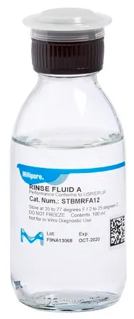 默克密理博 液体A，瓶容量125 mL，瓶灌装量100 mL，带隔膜和保护器的黑色螺旋盖，12瓶包装