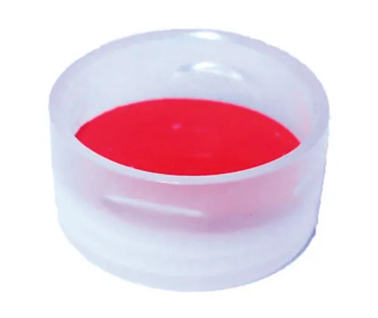 默克Supelco 用于卡口样品瓶的瓶盖，透明聚乙烯帽，红色PTFE/硅胶，螺纹11 mm（卡环），100件装