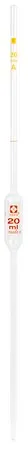 Sigma-Aldrich Color-coded Volumetric Pipets,容量20 mL,黄色标记