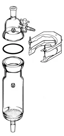 Sigma-Aldrich Aldrich® large capacity fritted filter funnel，容量2 L，接头：ST/NS 24/40
