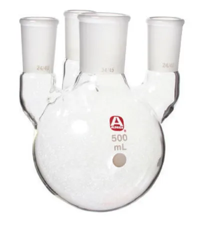 Sigma-Aldrich Aldrich® four-neck round-bottom flask,容量5,000 mL,中心接头:ST/NS 34/45,侧接头:ST/NS 24/40(3)