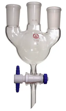 Sigma-Aldrich Aldrich® three-neck flask with bottom outlet,容量500 mL,接头:ST/NS 29/32