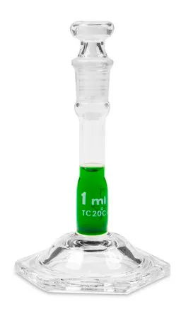 Sigma-Aldrich Volumetric Flask with Taper Glass Stopper，A级，透明，硼硅酸盐玻璃，容量1 mL