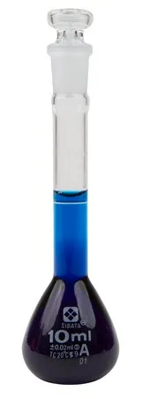 Sigma-Aldrich Volumetric Flask with Taper Glass Stopper，A级，透明，硼硅酸盐玻璃，容量10 mL