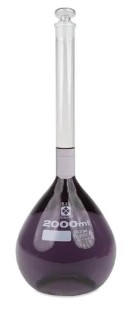 Sigma-Aldrich Volumetric Flask with Taper Glass Stopper，A级，透明，硼硅酸盐玻璃，容量2000 mL