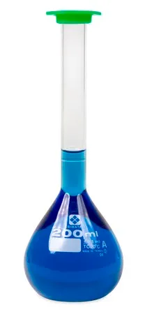 Sigma-Aldrich Volumetric Flask with Snap-Cap，A级，透明，硼硅酸盐玻璃，容量200 mL