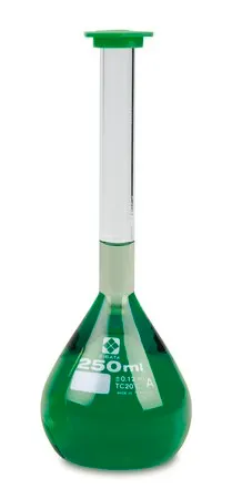 Sigma-Aldrich Volumetric Flask with Snap-Cap，A级，透明，硼硅酸盐玻璃，容量250 mL
