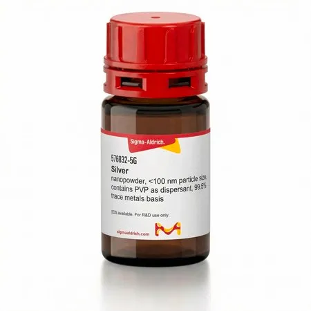 Sigma-Aldrich 银,纳米粉末,粒径<100 nm,含有PVP作为分散剂,99.5%痕量金属